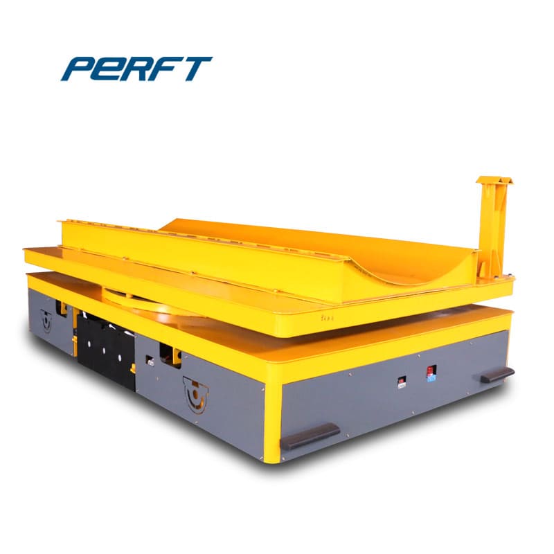 motorized trackless transfer car for mold and die material handling 